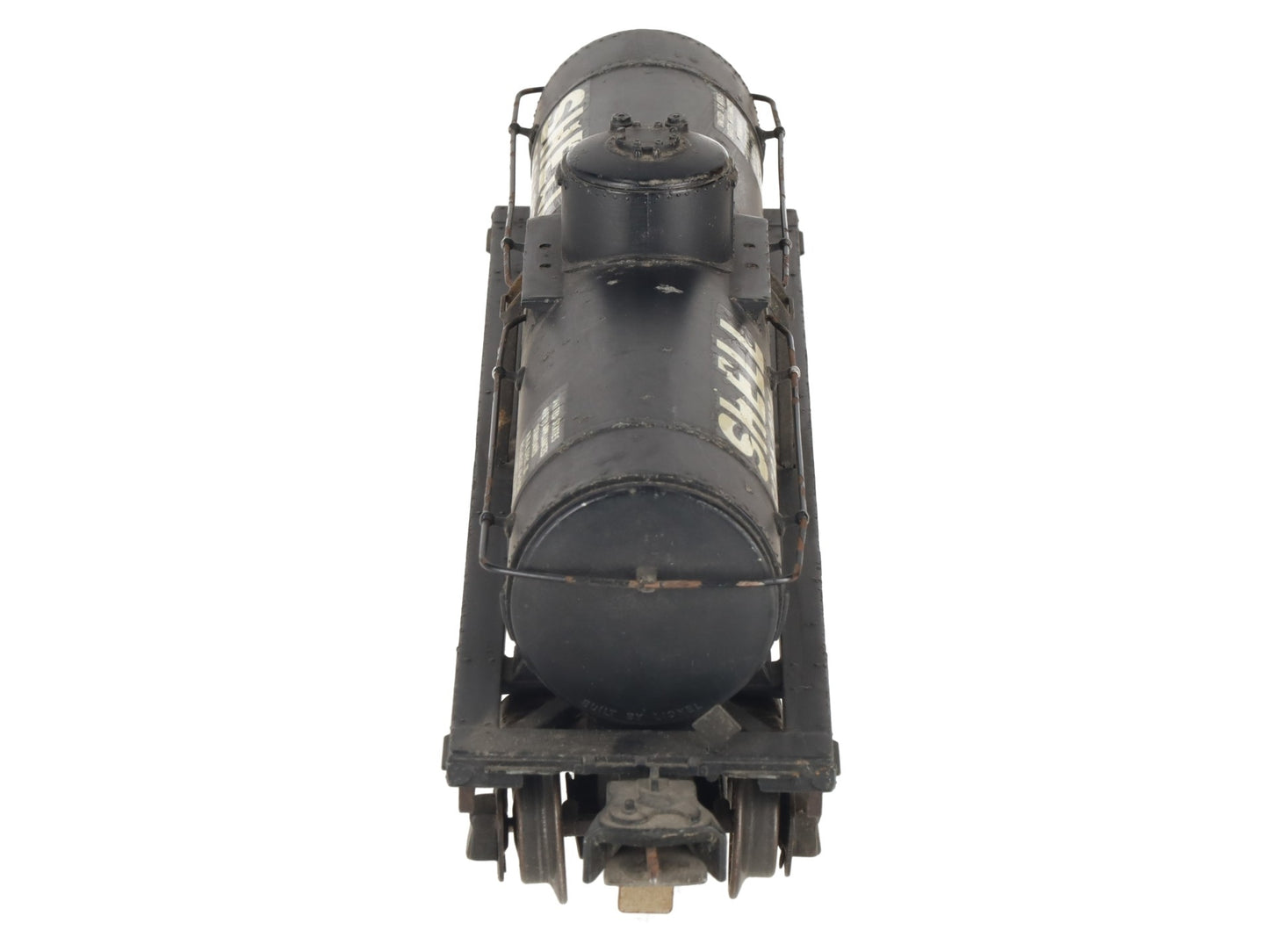 Lionel 2955 Vintage O Gauge Prewar Shell Die-Cast Single Dome Tank Car #8124 VG