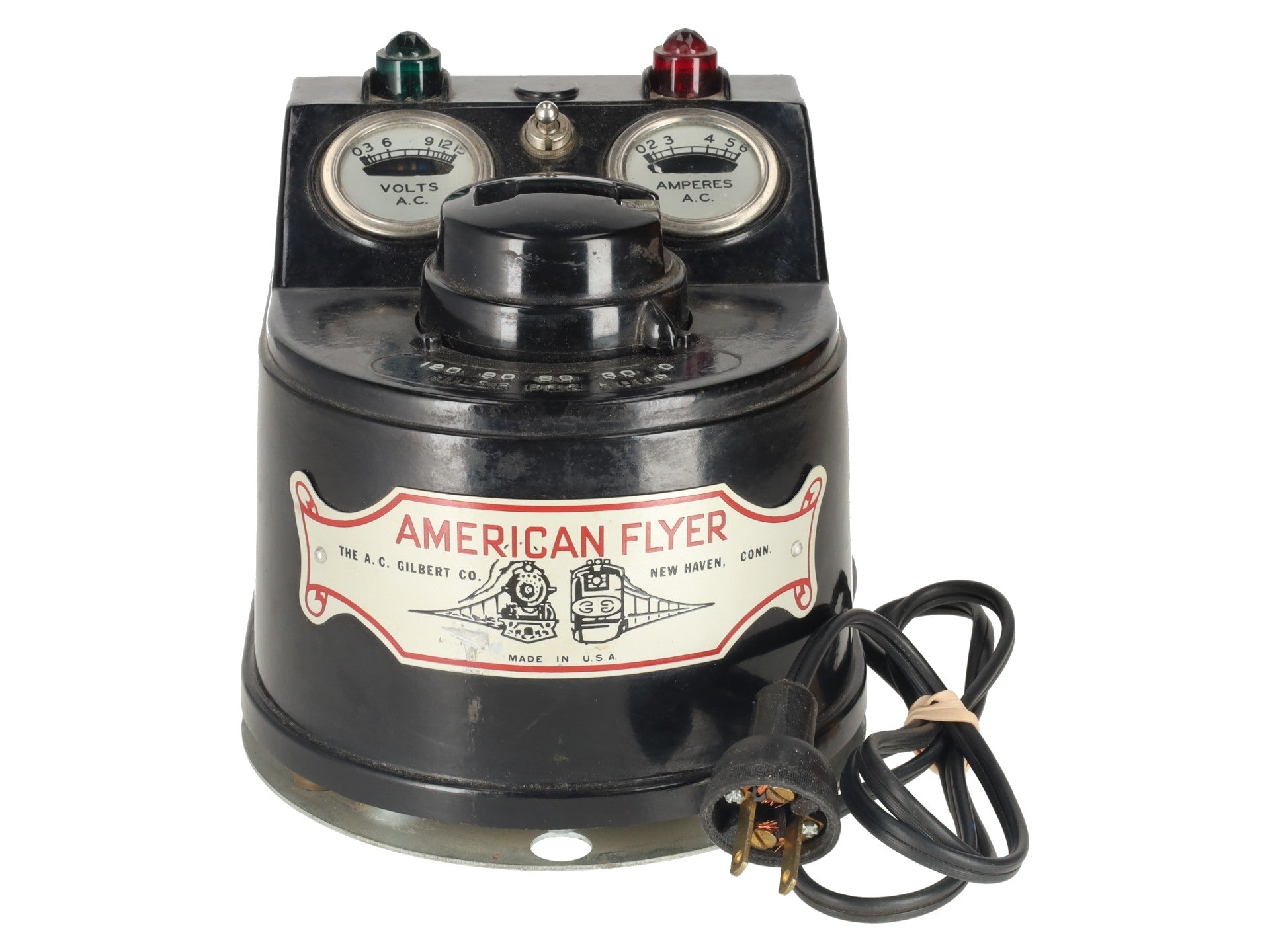 American Flyer 19B Vintage S 300 Watt Train Transformer 110V VG