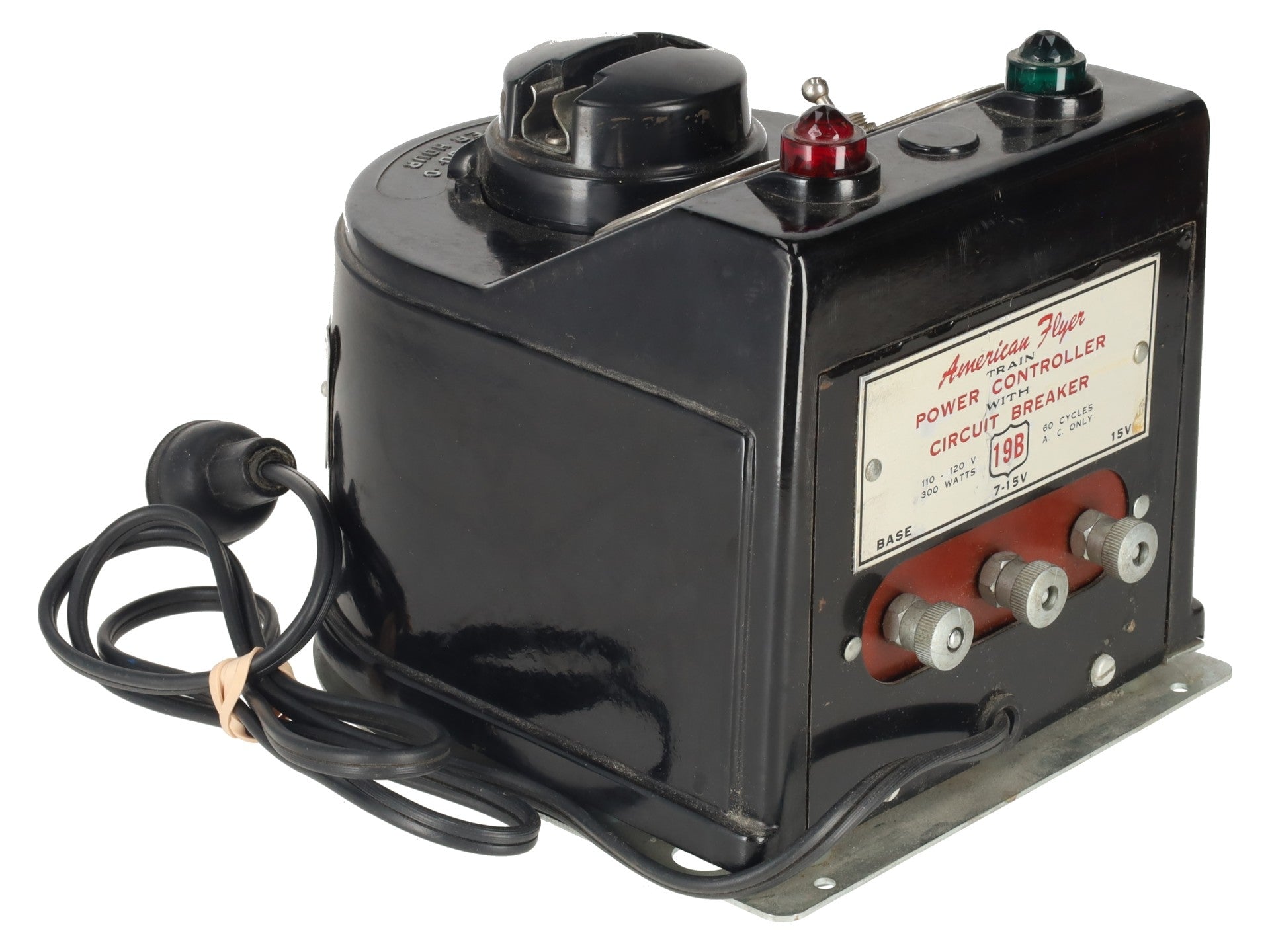 American Flyer 19B Vintage S 300 Watt Train Transformer 110V VG