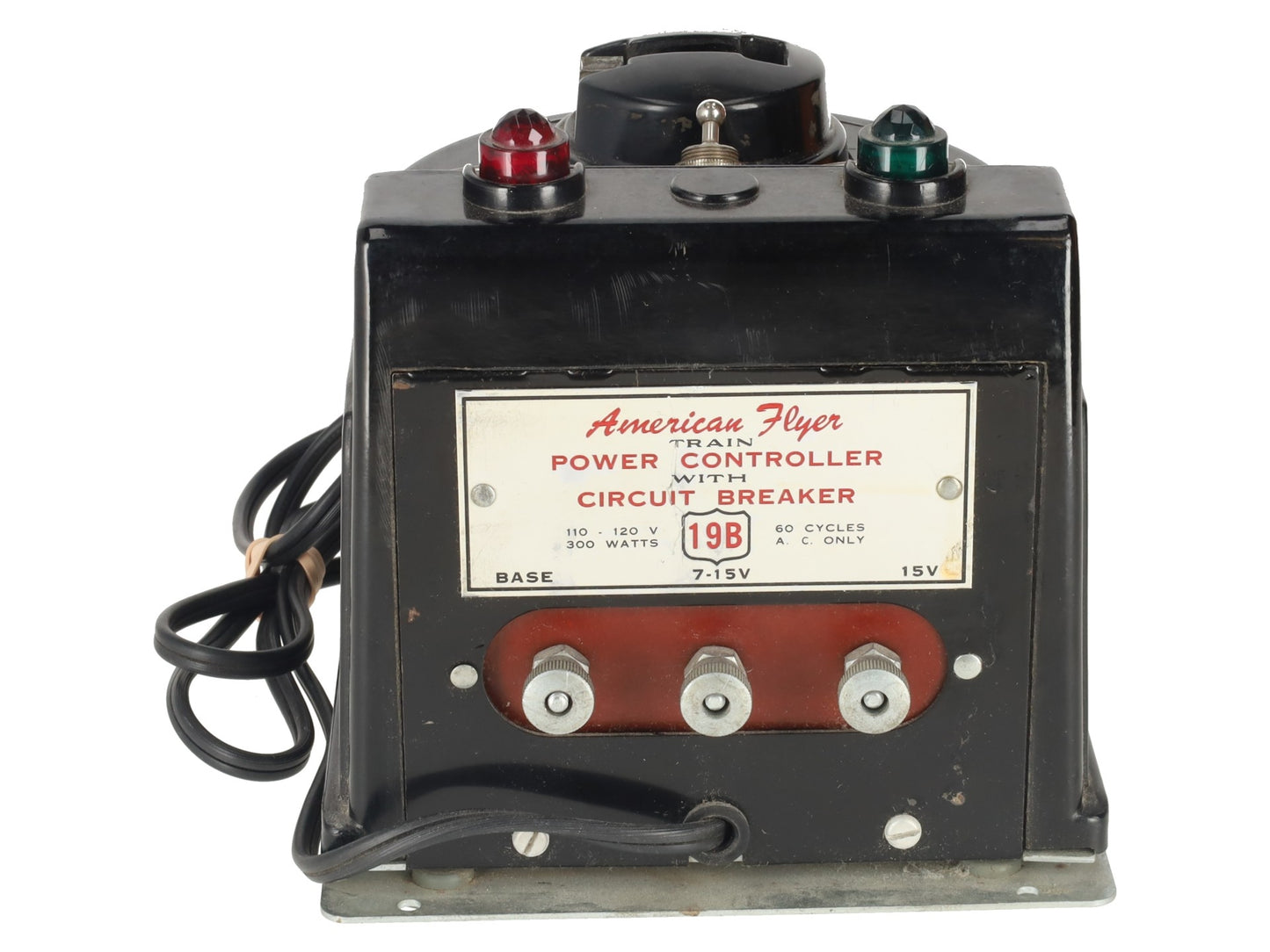 American Flyer 19B Vintage S 300 Watt Train Transformer 110V VG