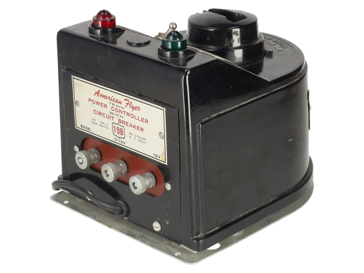 American Flyer 19B Vintage S 300 Watt Train Transformer 110V VG