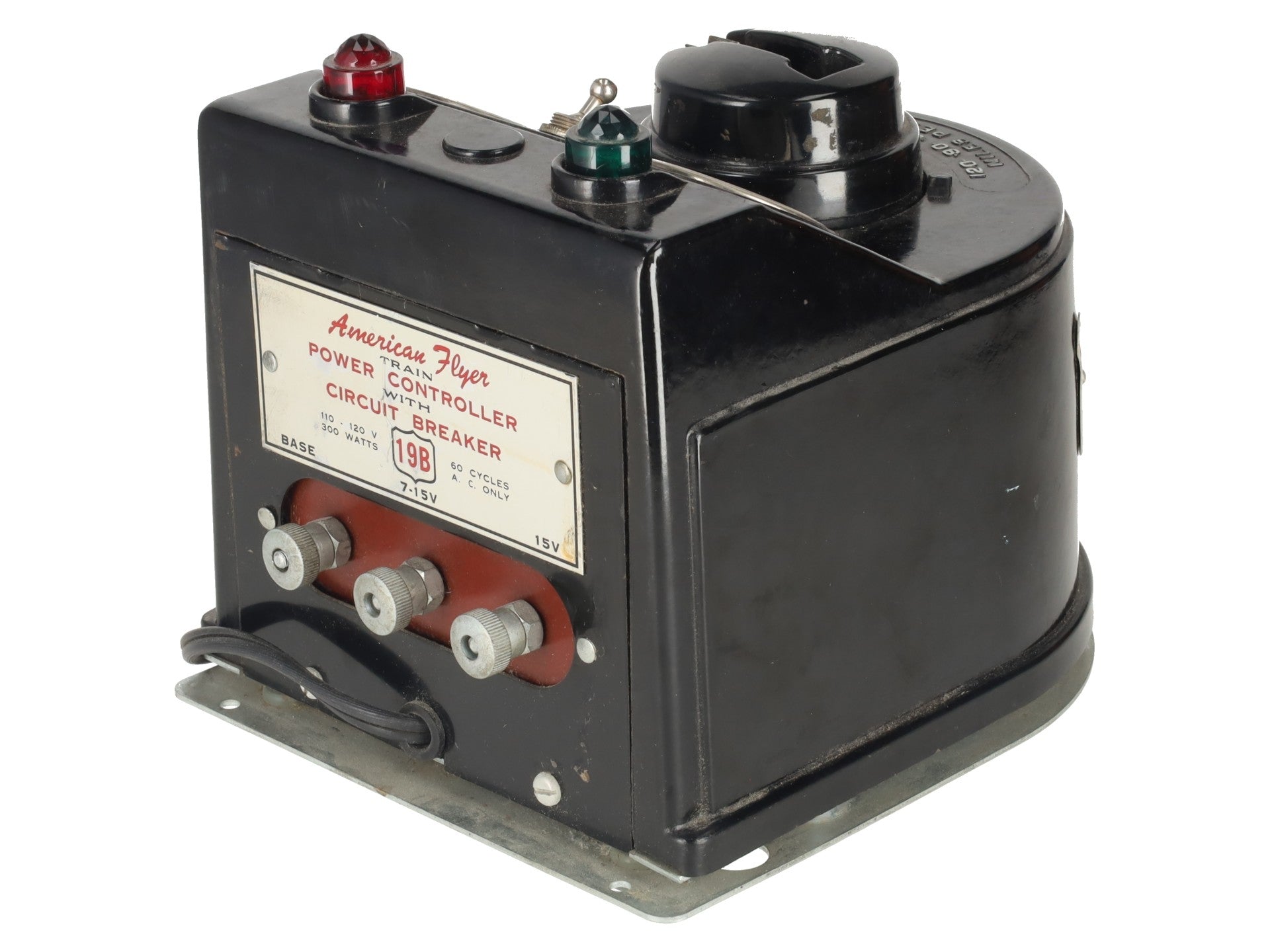 American Flyer 19B Vintage S 300 Watt Train Transformer 110V VG