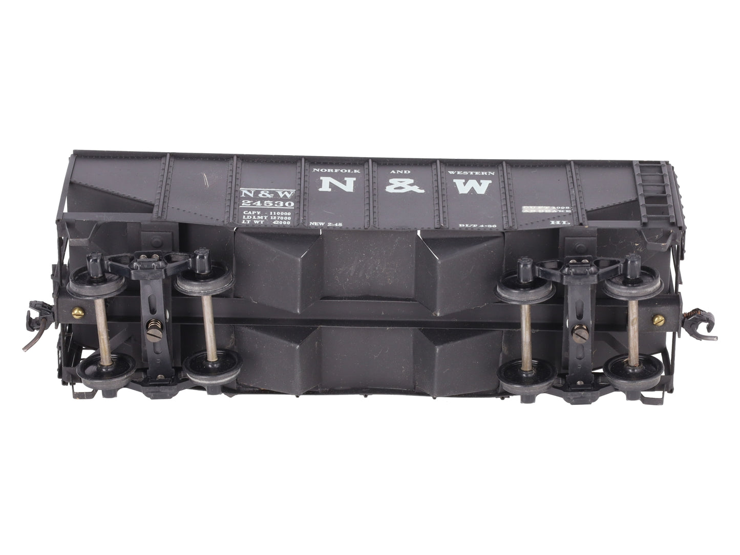 O Scale BRASS Custom N&W Hopper #24530 (2 Rail)