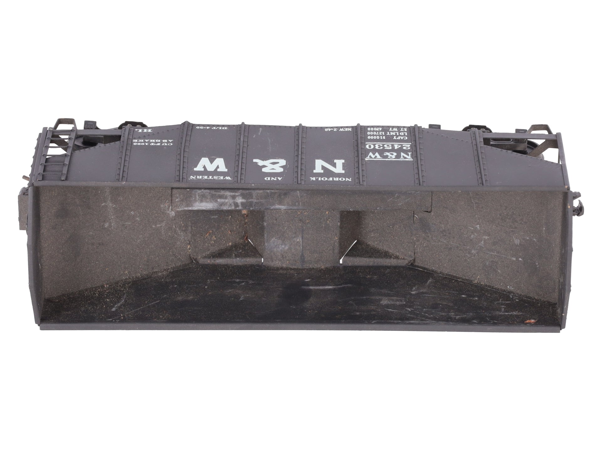 O Scale BRASS Custom N&W Hopper #24530 (2 Rail)