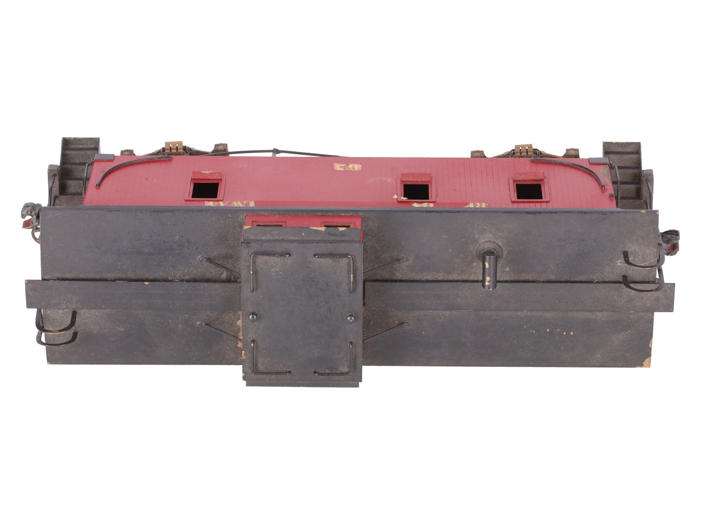 O Scale BRASS Custom Painted Caboose (2 Rail)