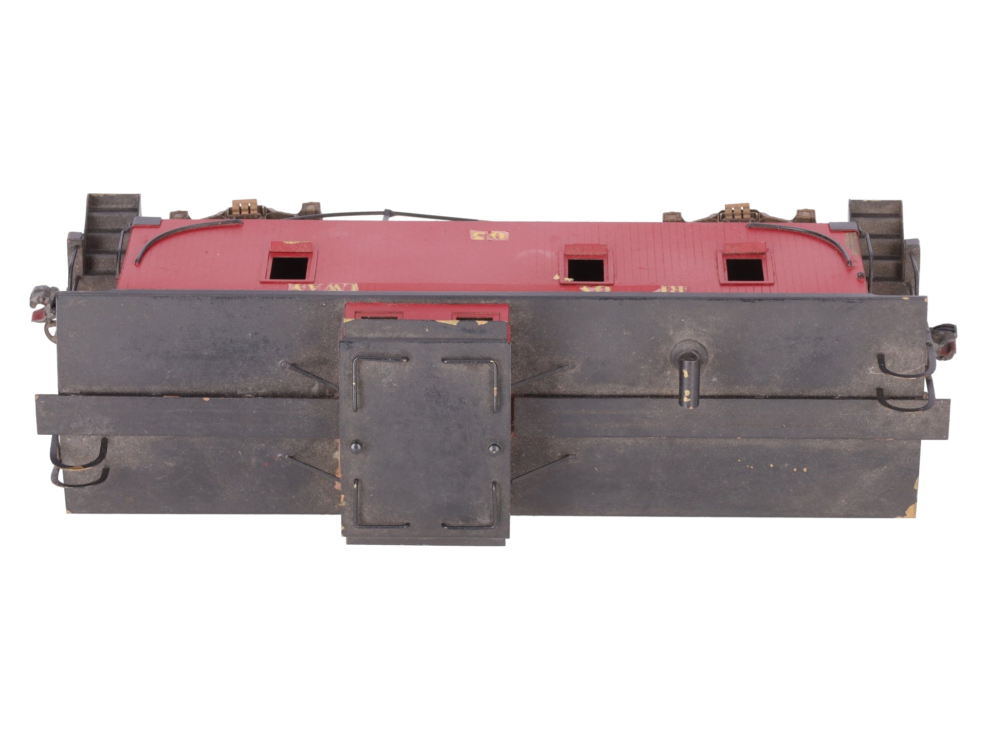 O Scale BRASS Custom Painted Caboose (2 Rail)