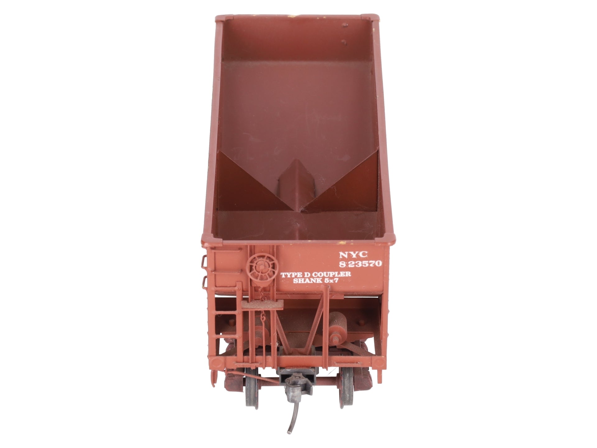 O Scale BRASS Custom NYC Hopper #823570 (2 Rail)