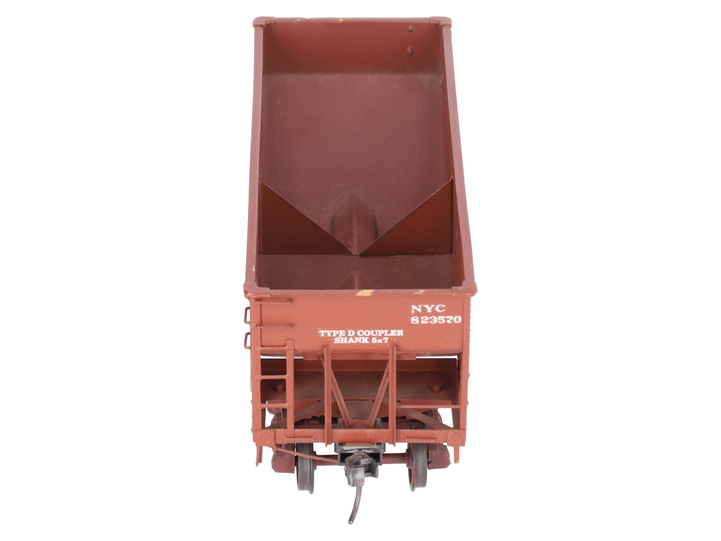 O Scale BRASS Custom NYC Hopper #823570 (2 Rail)