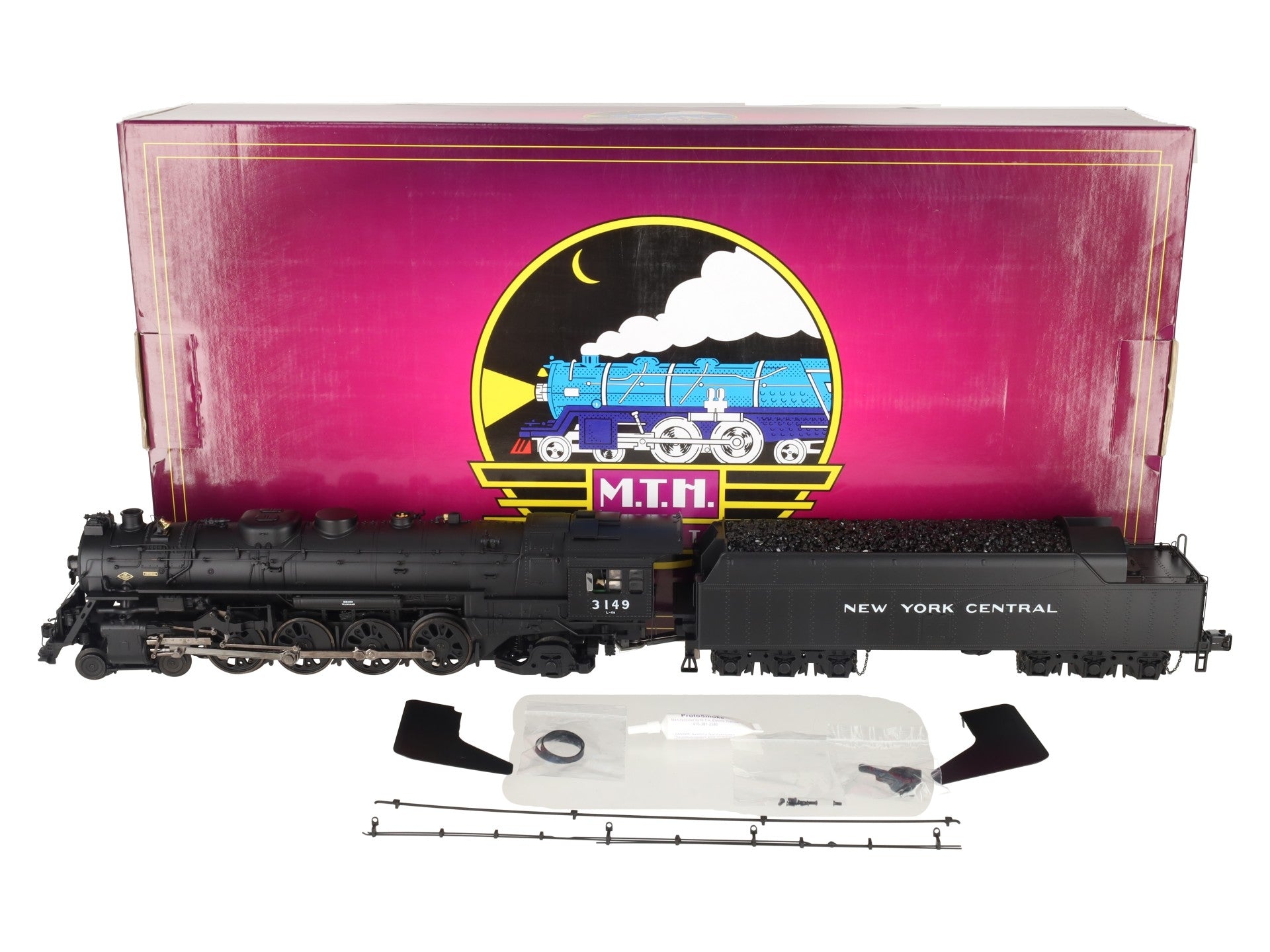 MTH 20-3376-1 NYC 4-8-2 L-4b Mohawk Steam Loco w/PS2 #3149 LN/Box