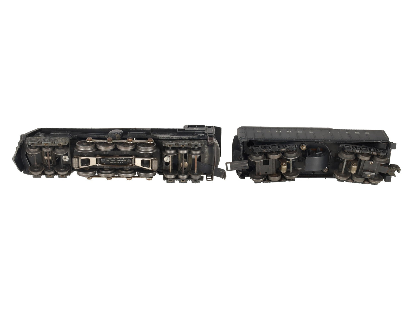 Lionel 671 Vintage O 6-8-6 Die-Cast Steam Turbine Locomotive with 2671W Tender VG
