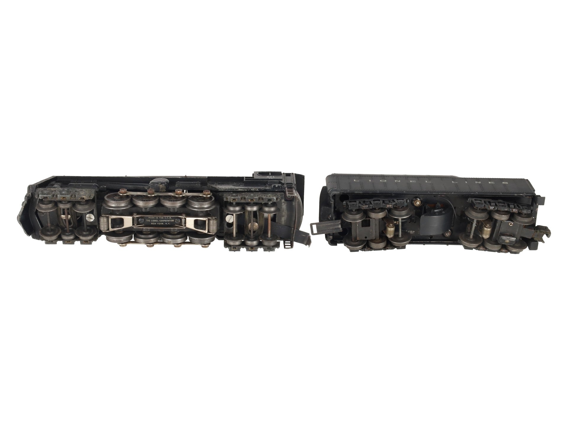 Lionel 671 Vintage O 6-8-6 Die-Cast Steam Turbine Locomotive with 2671W Tender VG