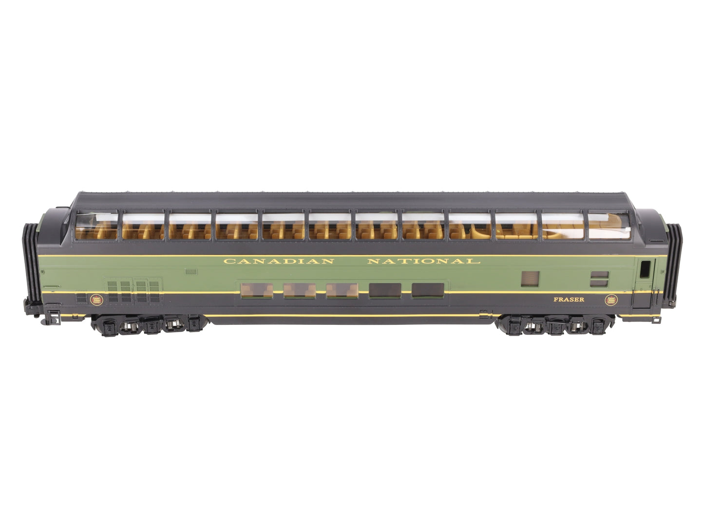 MTH 20-67029 O Canadian National 70' ABS Full Length Vista Dome Car-Smooth LN/Box