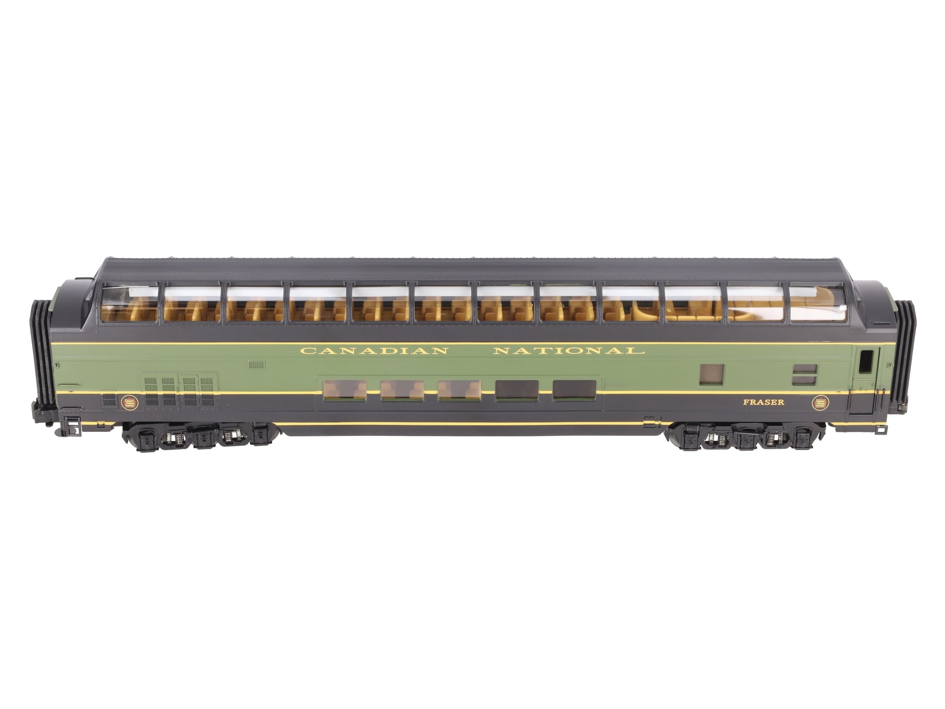 MTH 20-67029 O Canadian National 70' ABS Full Length Vista Dome Car-Smooth LN/Box