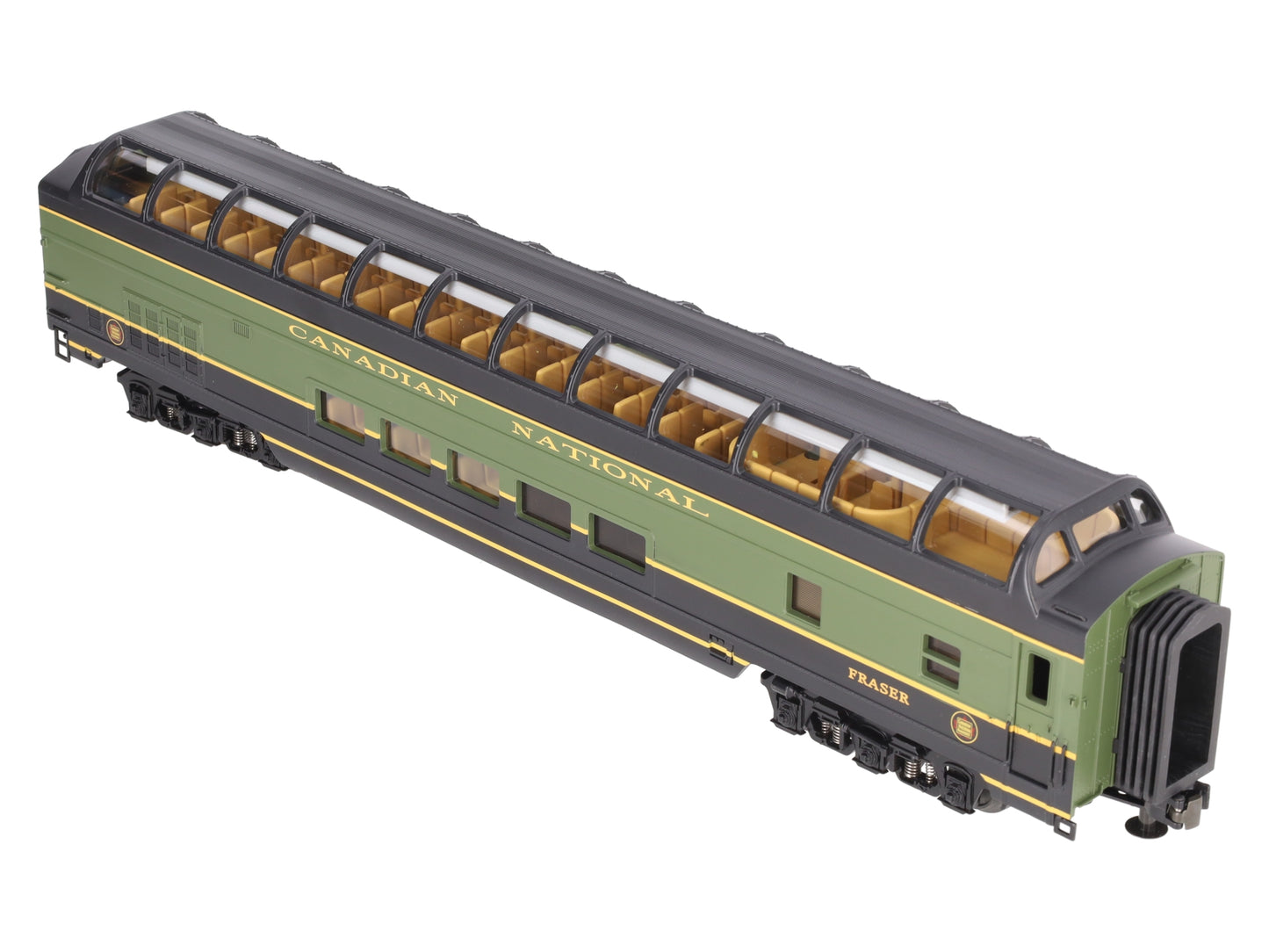 MTH 20-67029 O Canadian National 70' ABS Full Length Vista Dome Car-Smooth LN/Box