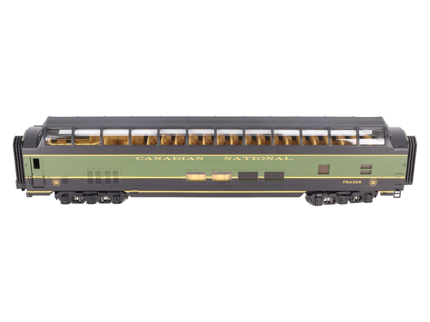 MTH 20-67029 O Canadian National 70' ABS Full Length Vista Dome Car-Smooth LN/Box