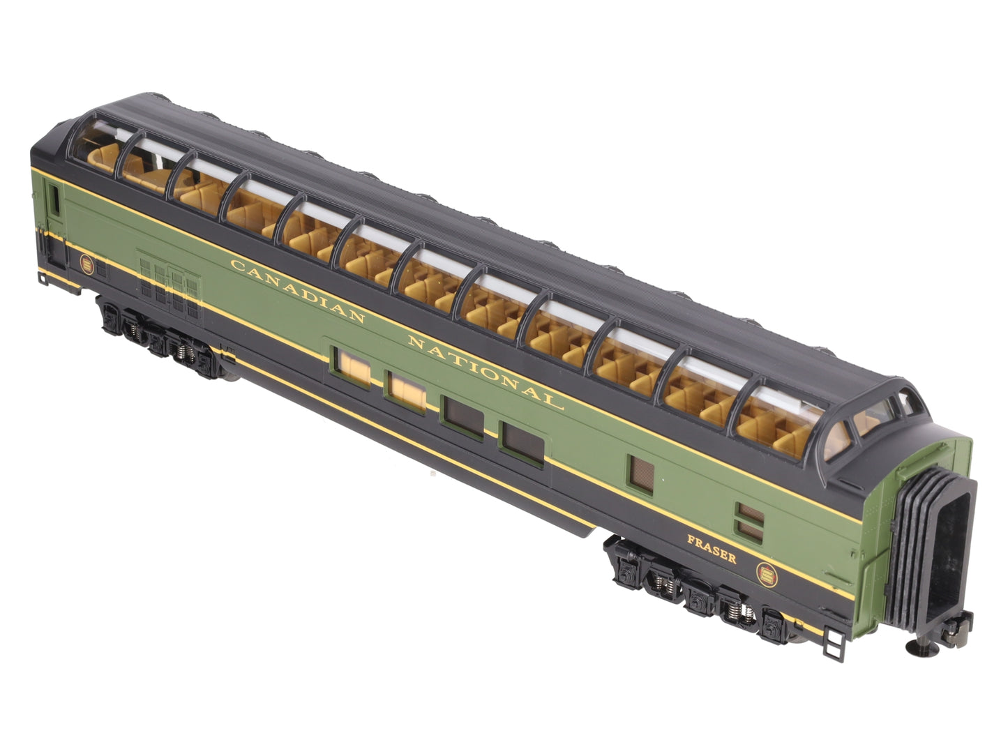 MTH 20-67029 O Canadian National 70' ABS Full Length Vista Dome Car-Smooth LN/Box