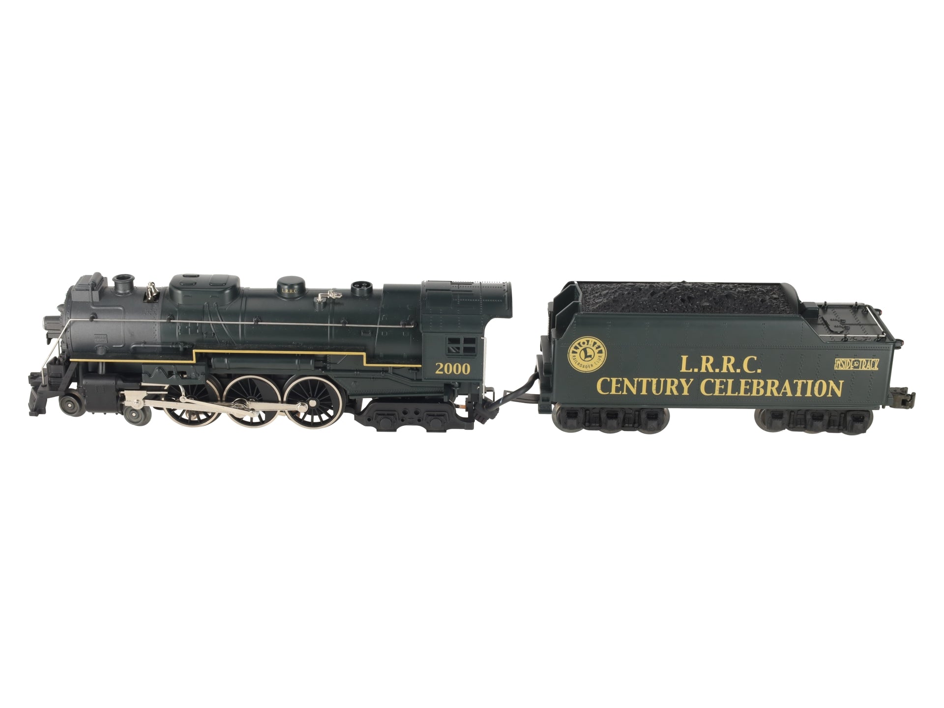 Lionel 6-18680 O L.R.R.C Hudson Traditional Steam Locomotive and Tender #2000 EX
