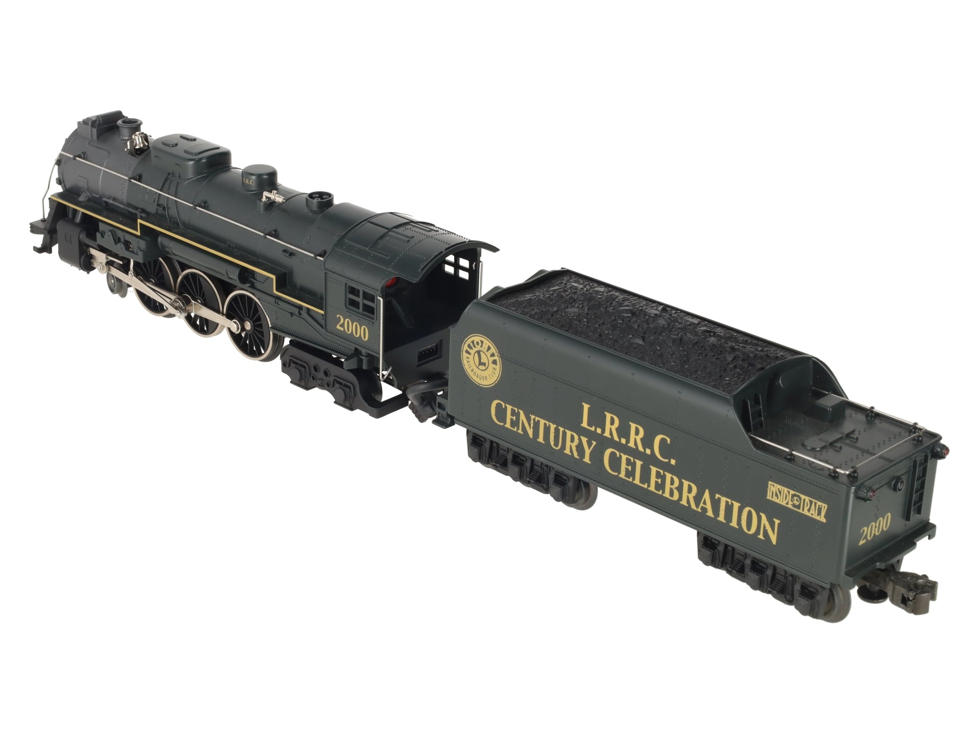 Lionel 6-18680 O L.R.R.C Hudson Traditional Steam Locomotive and Tender #2000 EX