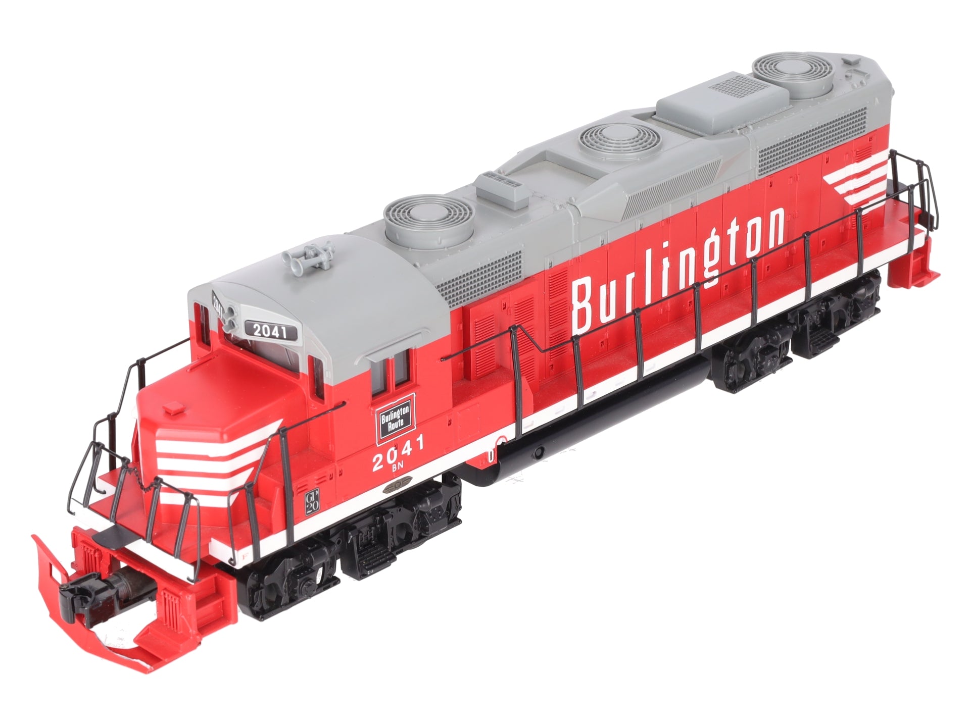 MTH 30-2405-1 Burlington GP-20 Diesel Engine with Proto-Sound 2.0 #2041 EX/Box