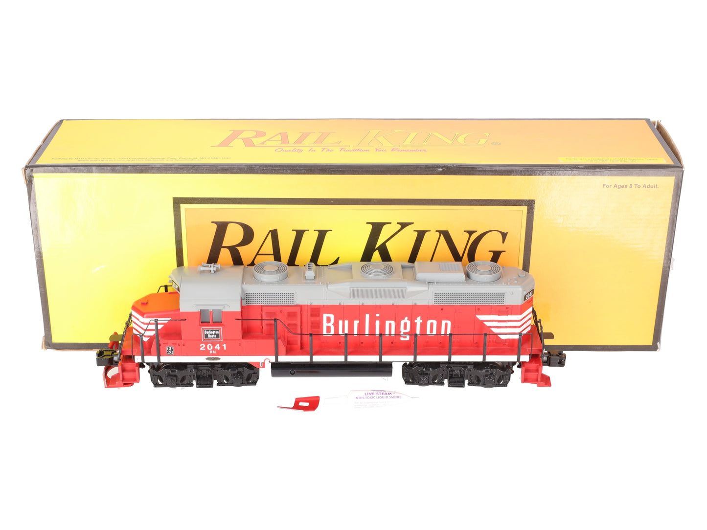 MTH 30-2405-1 Burlington GP-20 Diesel Engine with Proto-Sound 2.0 #2041 EX/Box
