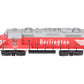 MTH 30-2405-1 Burlington GP-20 Diesel Engine with Proto-Sound 2.0 #2041 EX/Box