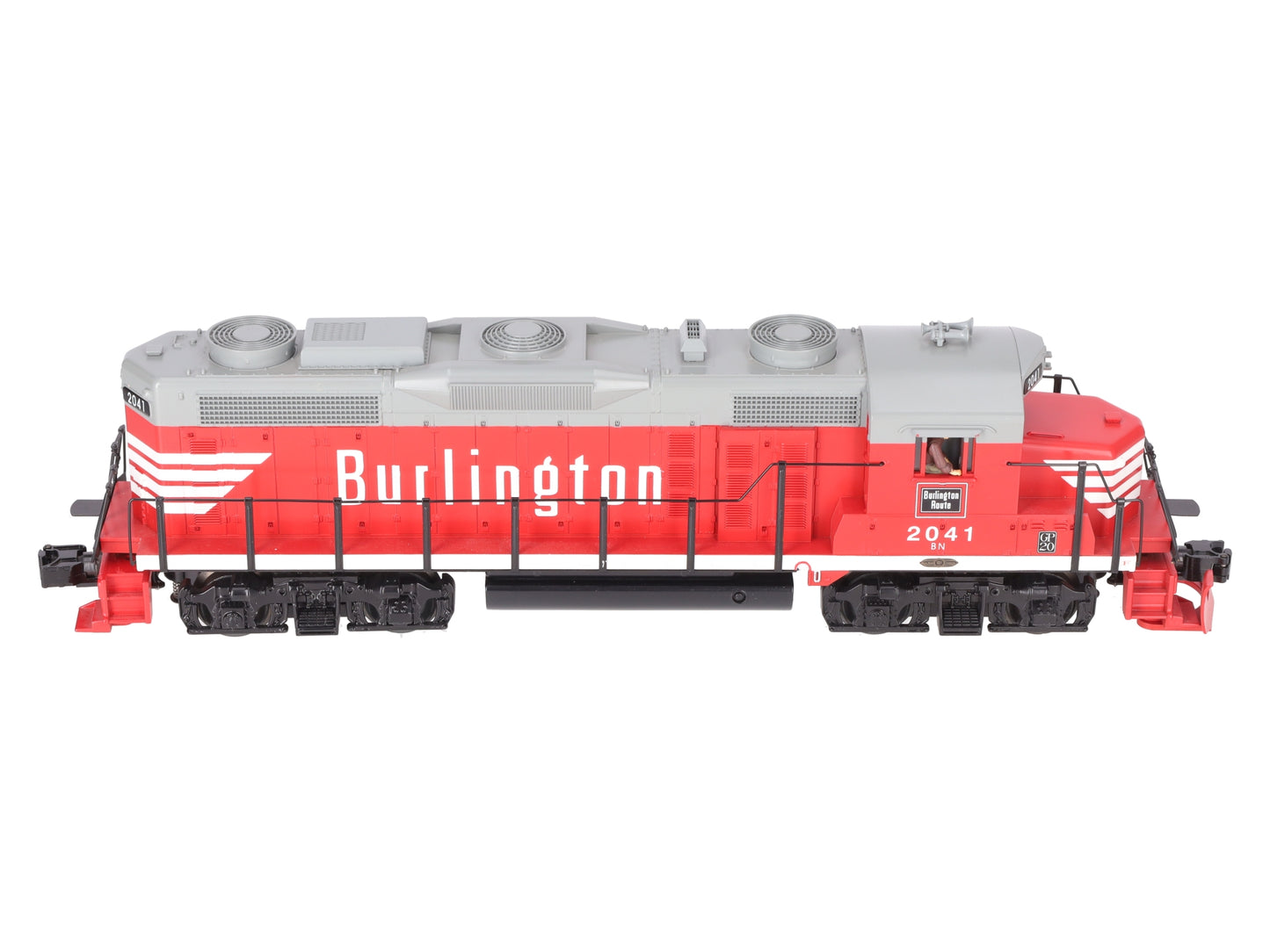 MTH 30-2405-1 Burlington GP-20 Diesel Engine with Proto-Sound 2.0 #2041 EX/Box