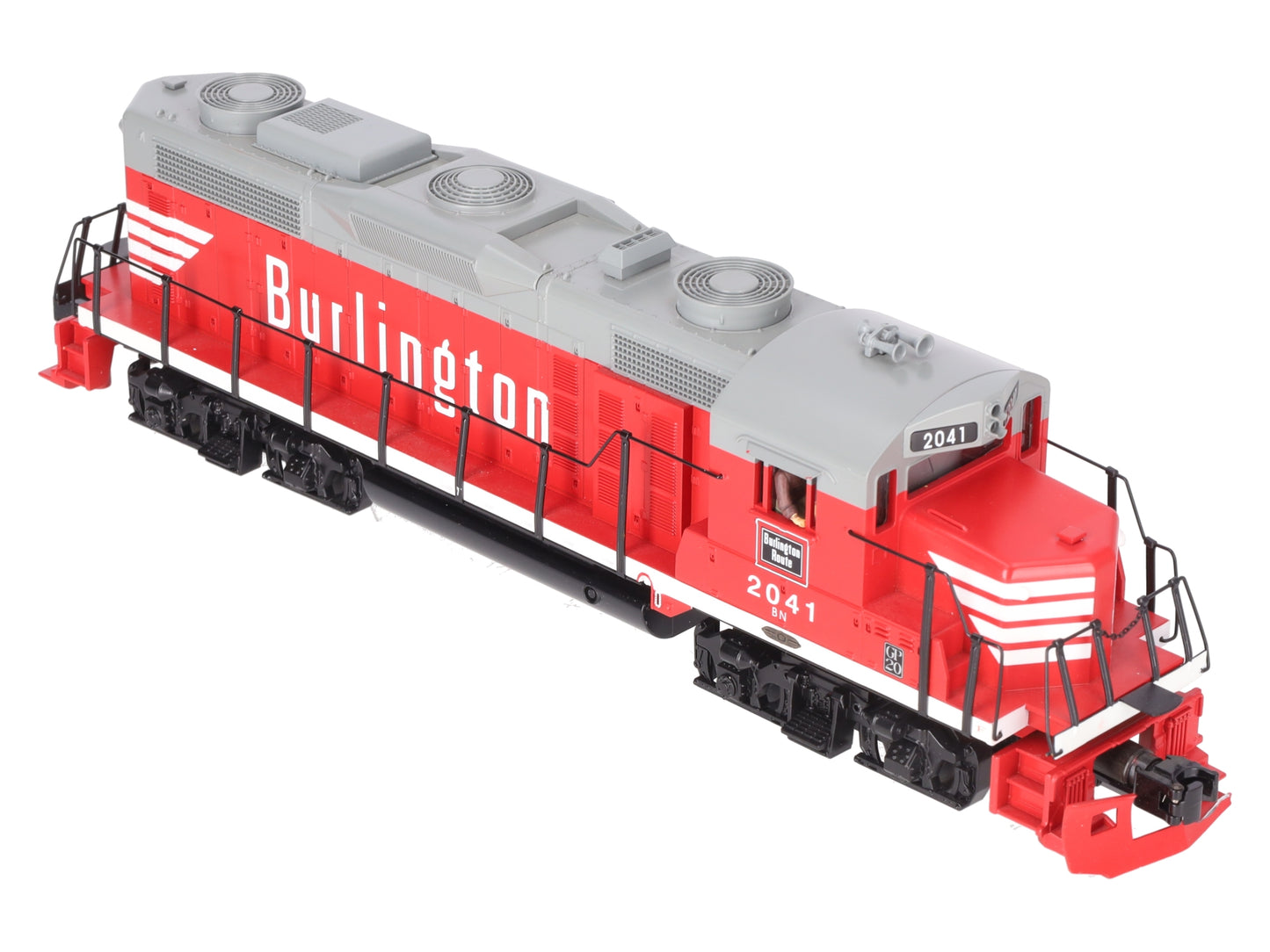 MTH 30-2405-1 Burlington GP-20 Diesel Engine with Proto-Sound 2.0 #2041 EX/Box