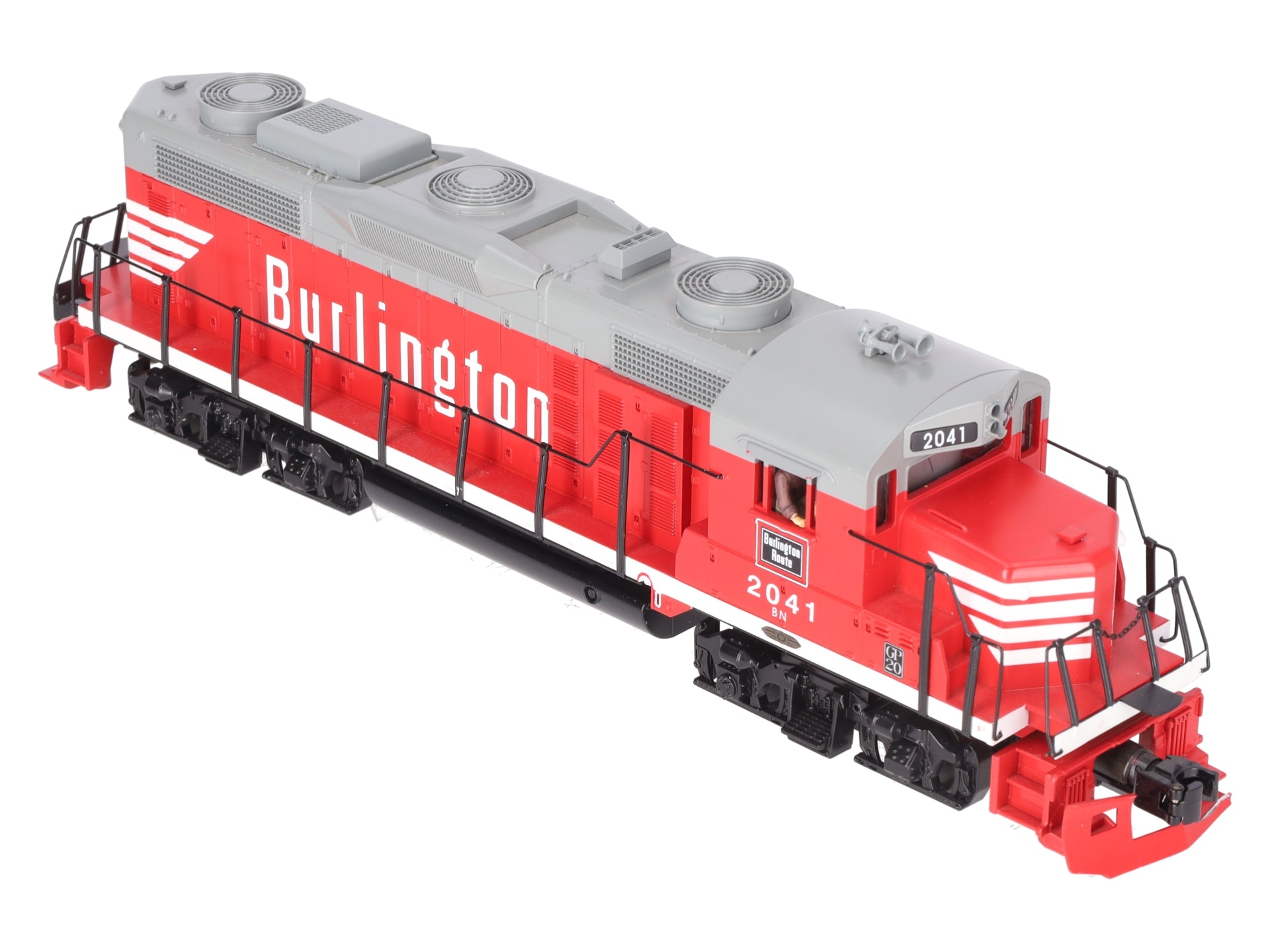 MTH 30-2405-1 Burlington GP-20 Diesel Engine with Proto-Sound 2.0 #2041 EX/Box