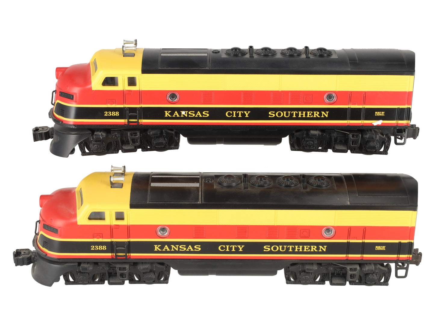 Lionel 6-14500 O Gauge KCS F3 AA Diesel Locomotive Set #2388 with Command EX/Box