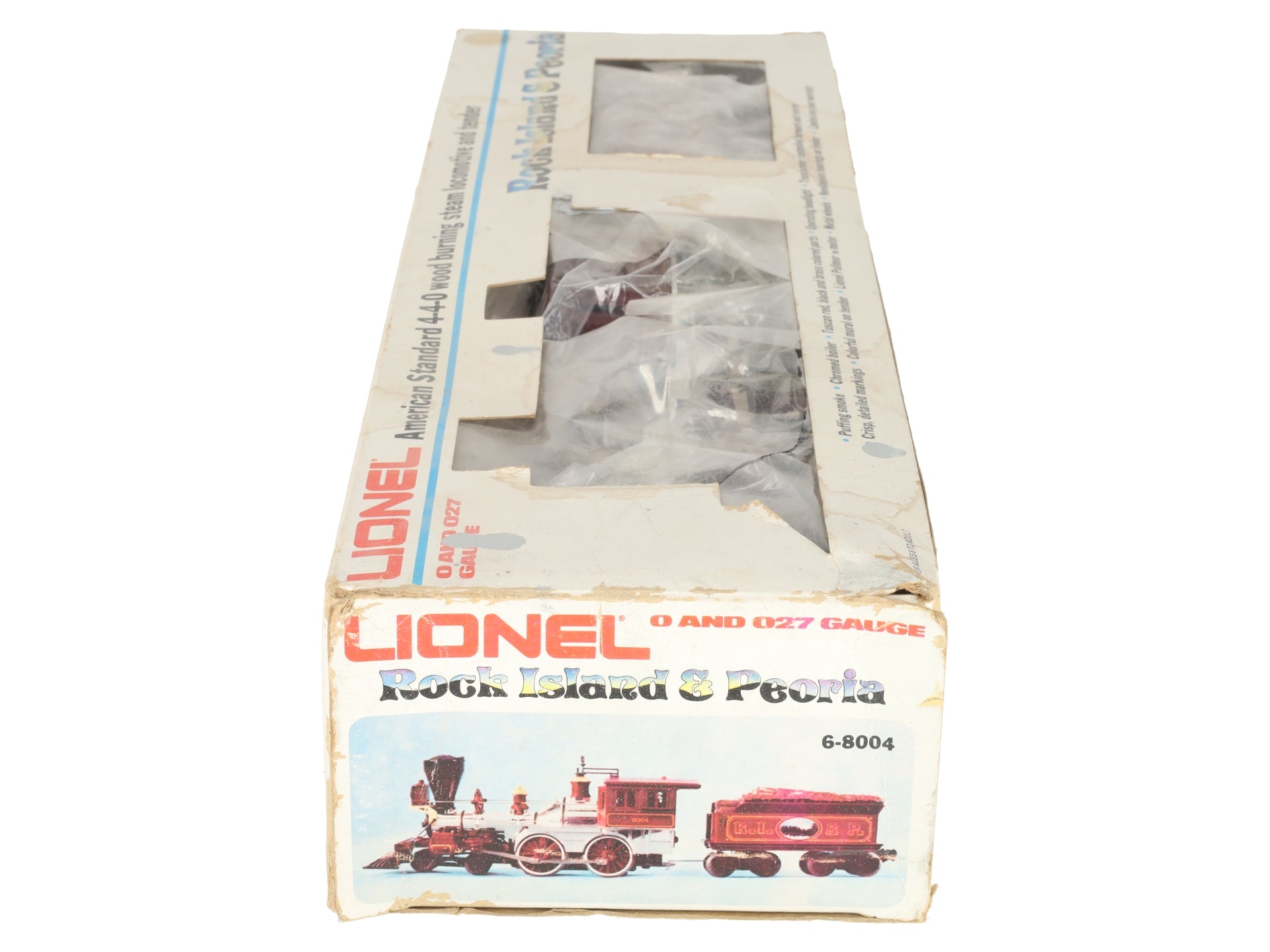 Lionel 6-8004 O Rock Island & Peoria Steam Locomotive & Tender EX/Box