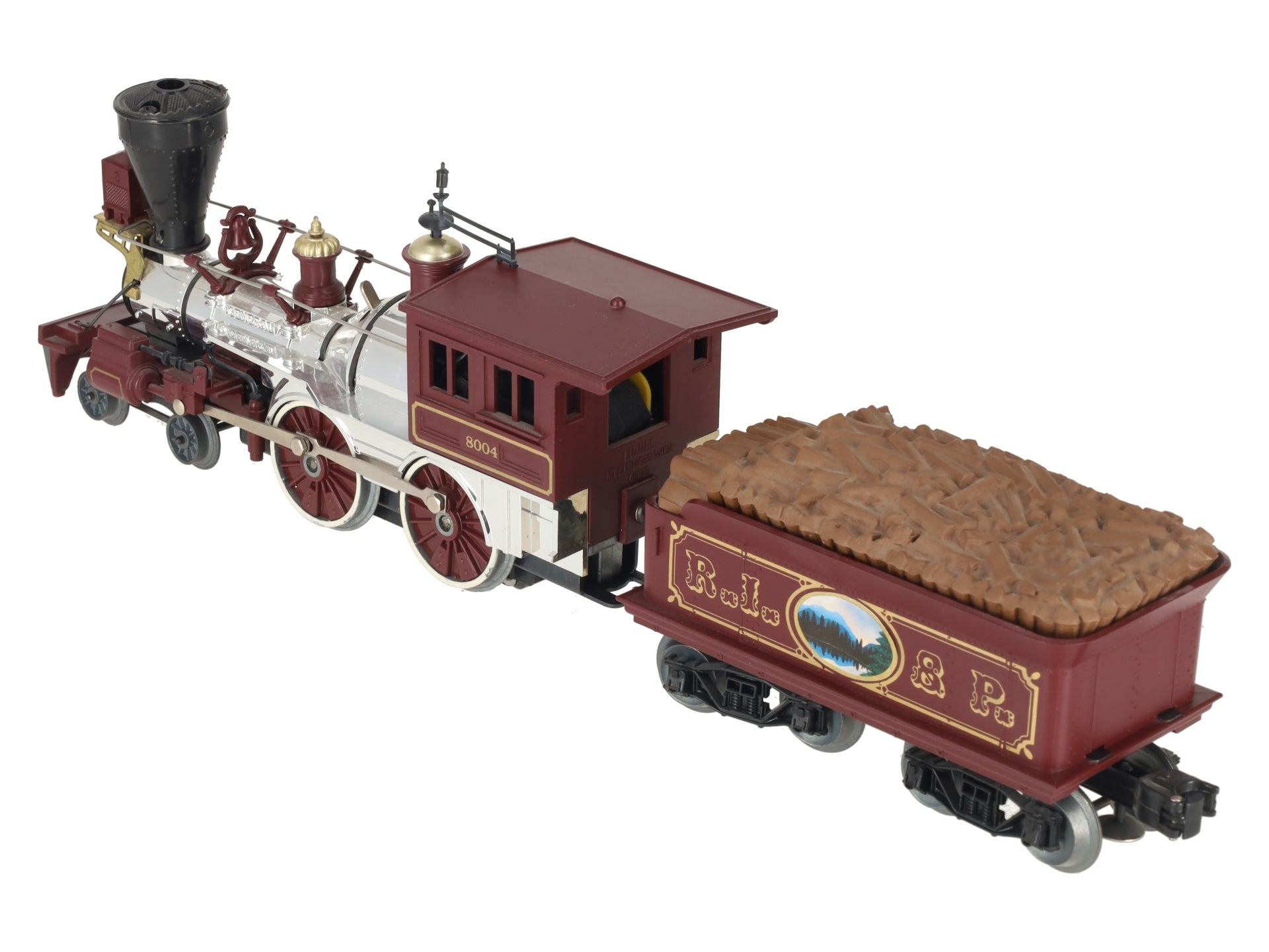 Lionel 6-8004 O Rock Island & Peoria Steam Locomotive & Tender EX/Box