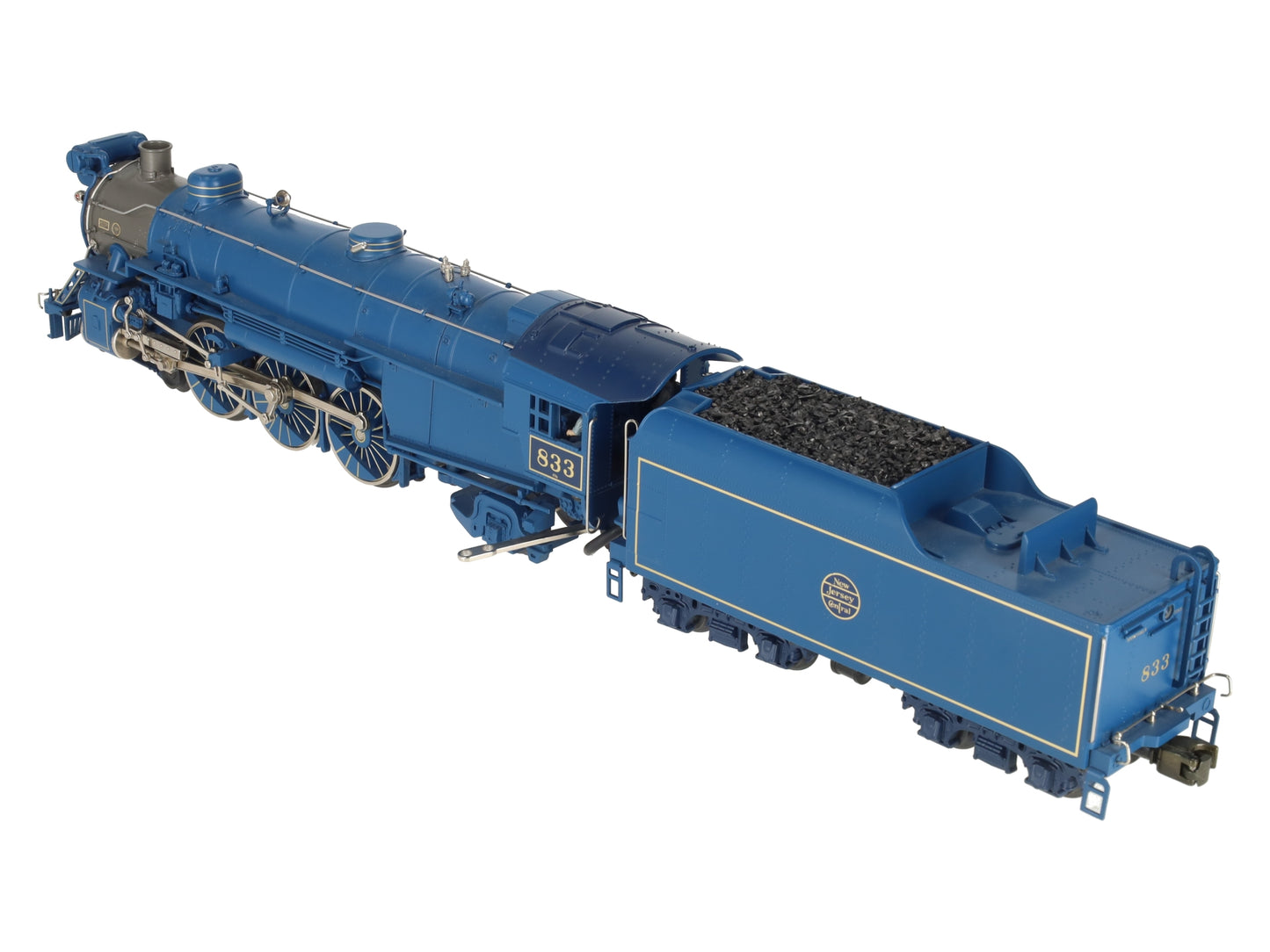 MTH 20-3028 O Gauge Blue Comet Steam Locomotive & Tender #833 EX/Box