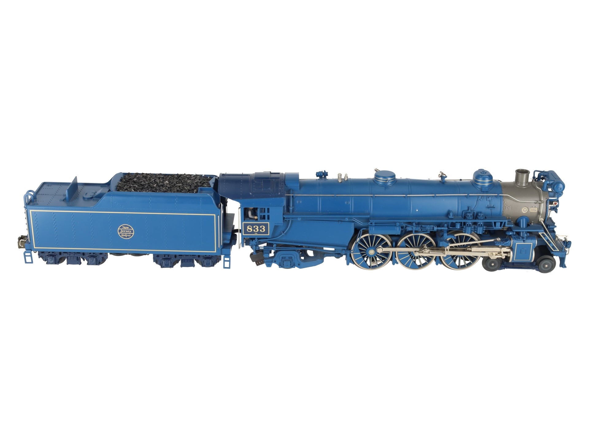 MTH 20-3028 O Gauge Blue Comet Steam Locomotive & Tender #833 EX/Box