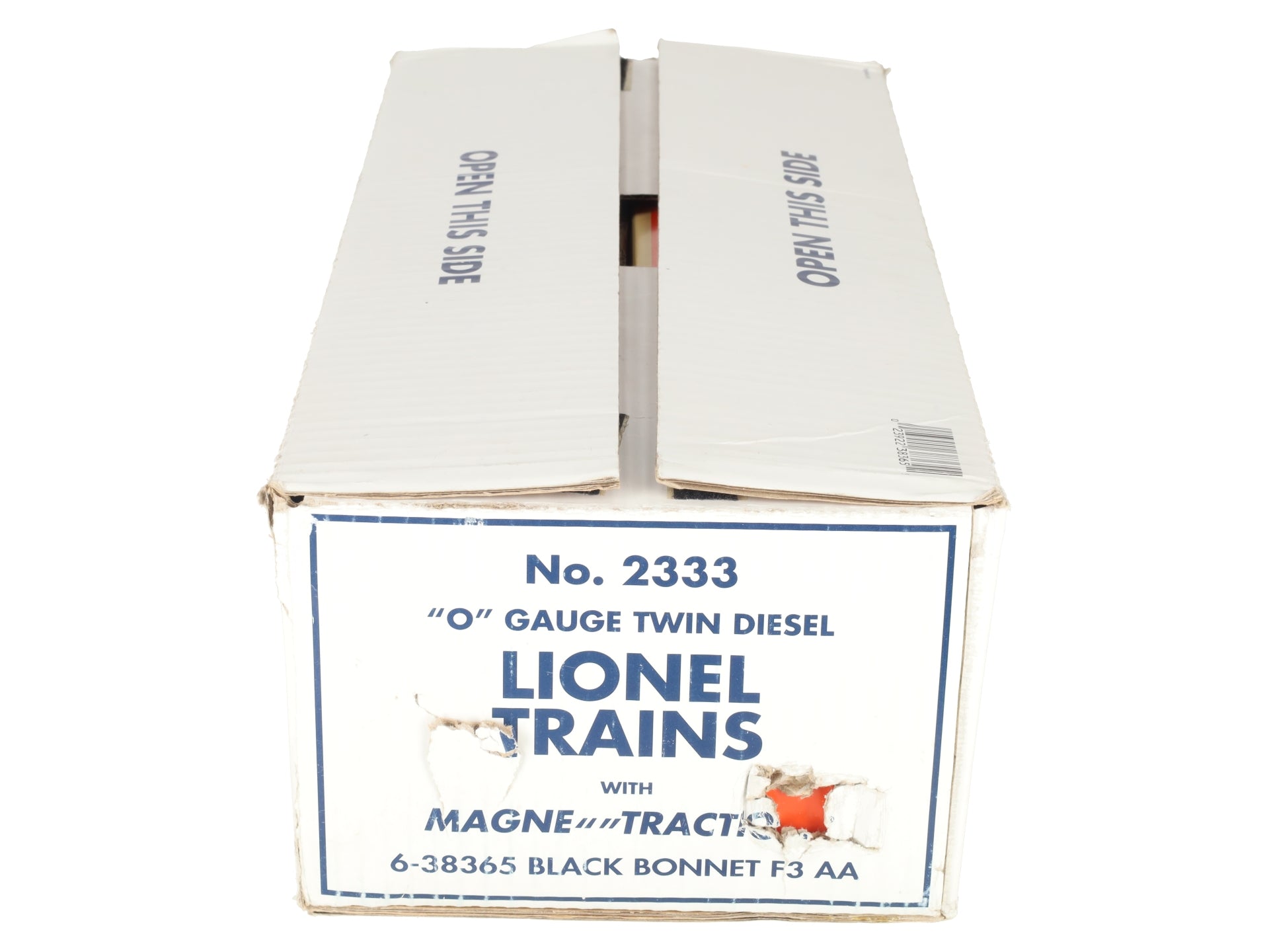 Lionel 6-38365 Santa Fe Black Bonnet F-3 AA Diesel Locomotive Set #2333P/2333T