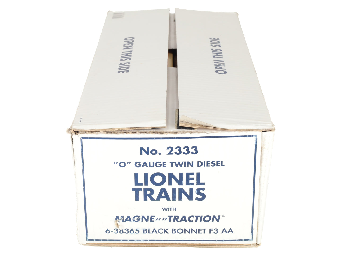 Lionel 6-38365 Santa Fe Black Bonnet F-3 AA Diesel Locomotive Set #2333P/2333T