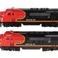 Lionel 6-38365 Santa Fe Black Bonnet F-3 AA Diesel Locomotive Set #2333P/2333T