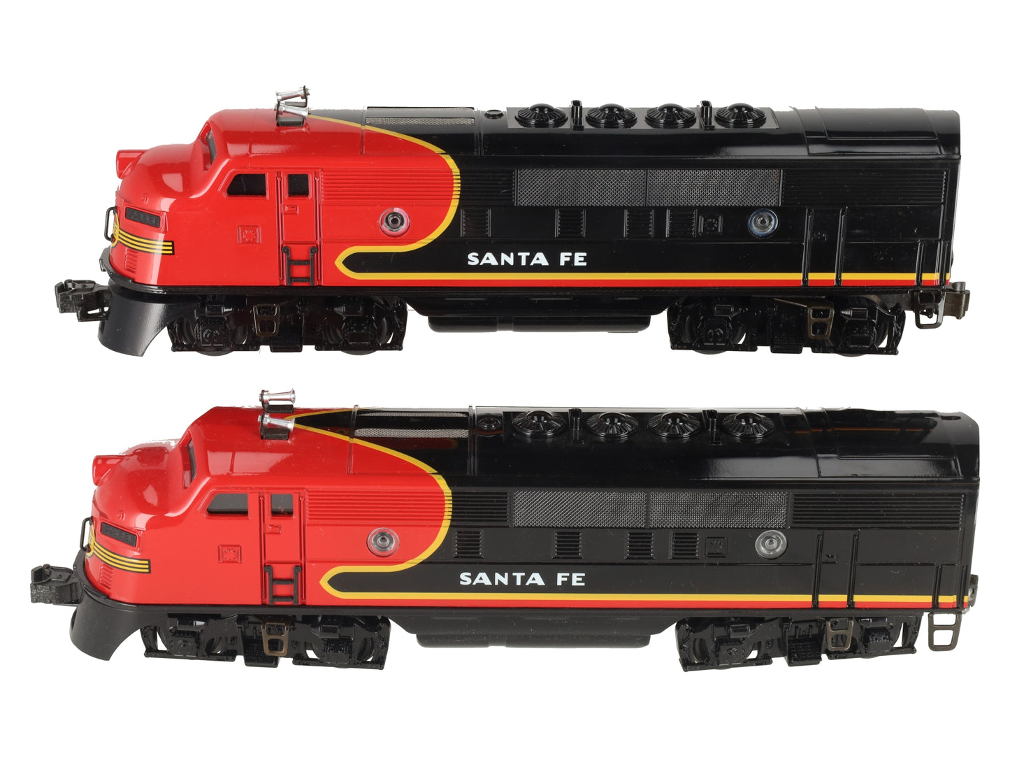 Lionel 6-38365 Santa Fe Black Bonnet F-3 AA Diesel Locomotive Set #2333P/2333T EX/Box