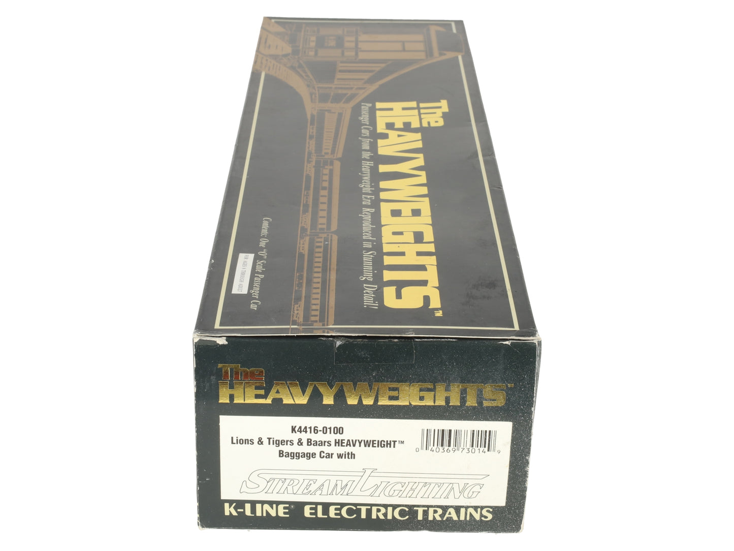 K-Line K4416-0100 O Gauge Lions & Tigers & Bears 18" Heavyweight Baggage Car EX/Box