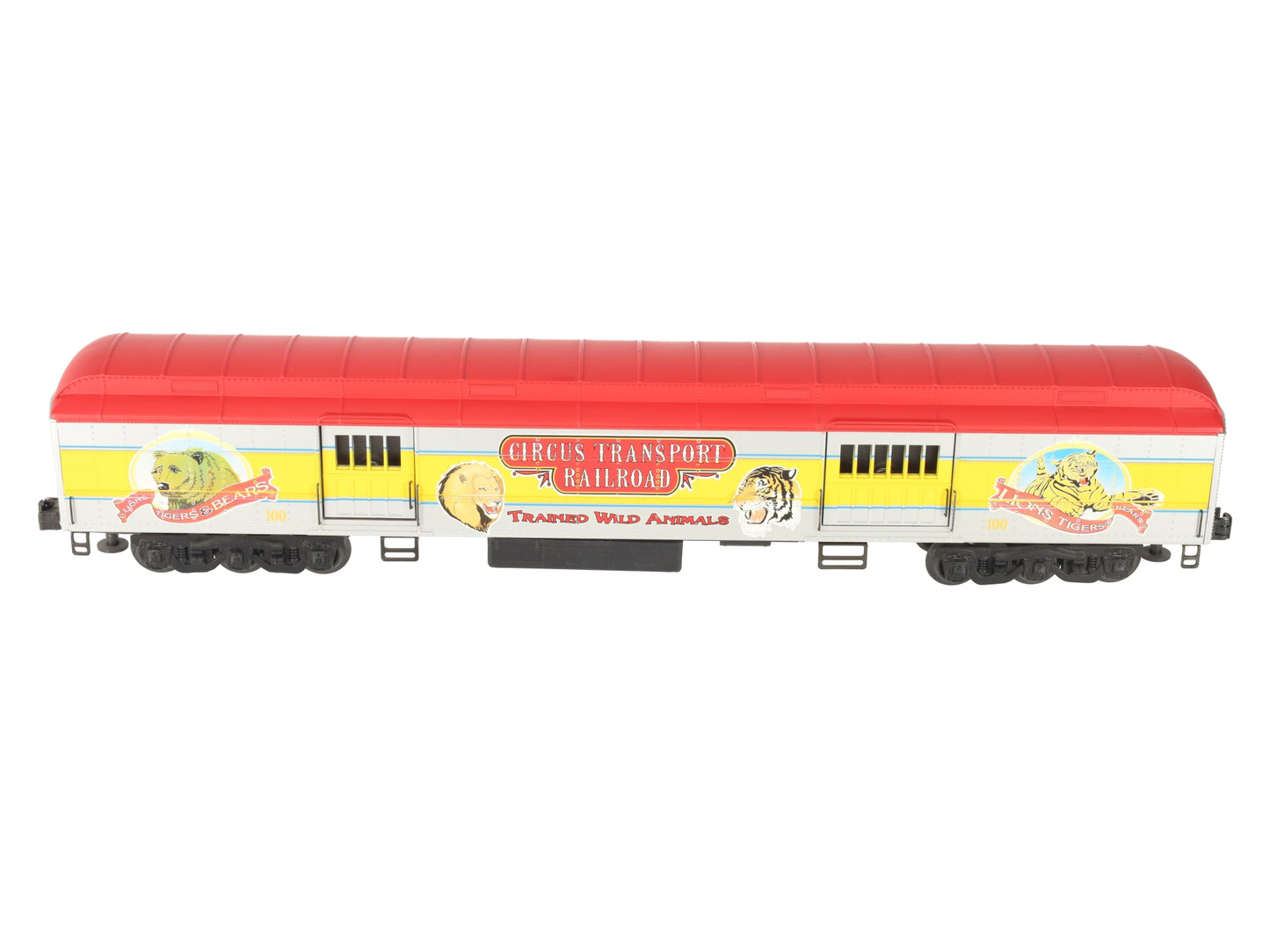 K-Line K4416-0100 O Gauge Lions & Tigers & Bears 18" Heavyweight Baggage Car EX/Box
