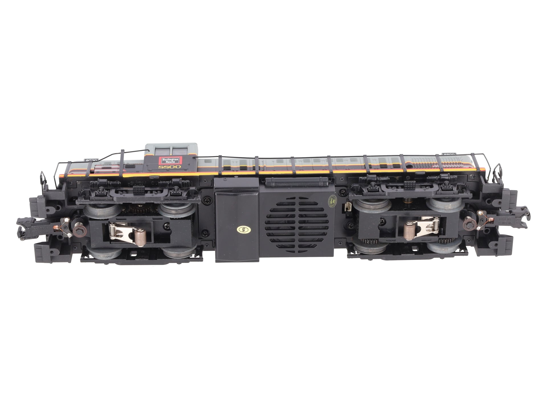 MTH 30-2409-1 Burlington RS-3 Diesel Engine w/PS2 #8800 EX/Box