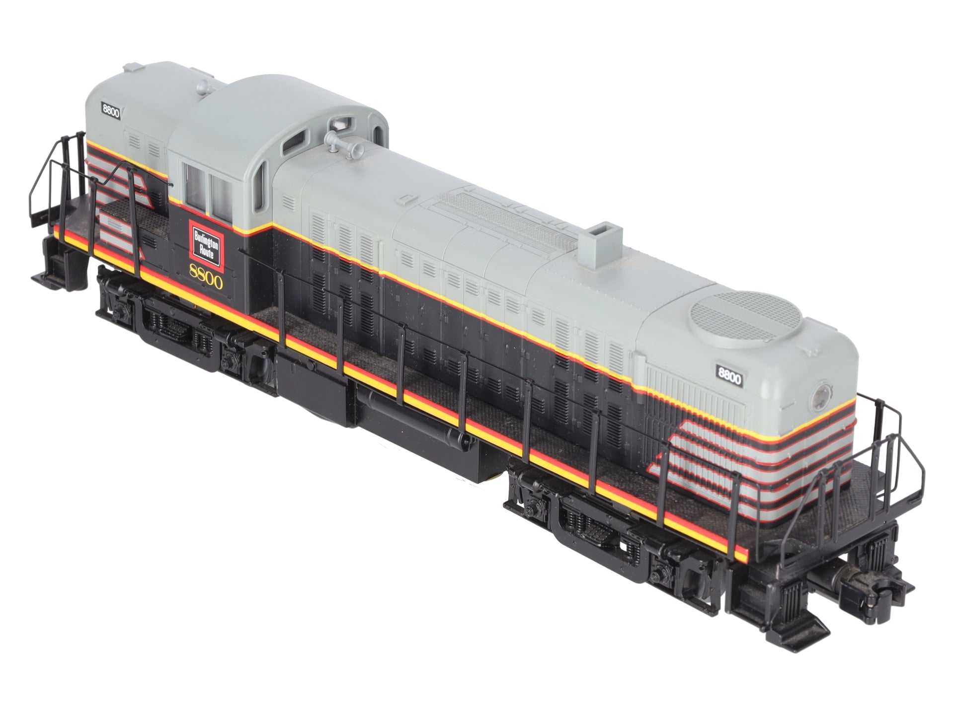 MTH 30-2409-1 Burlington RS-3 Diesel Engine w/PS2 #8800 EX/Box
