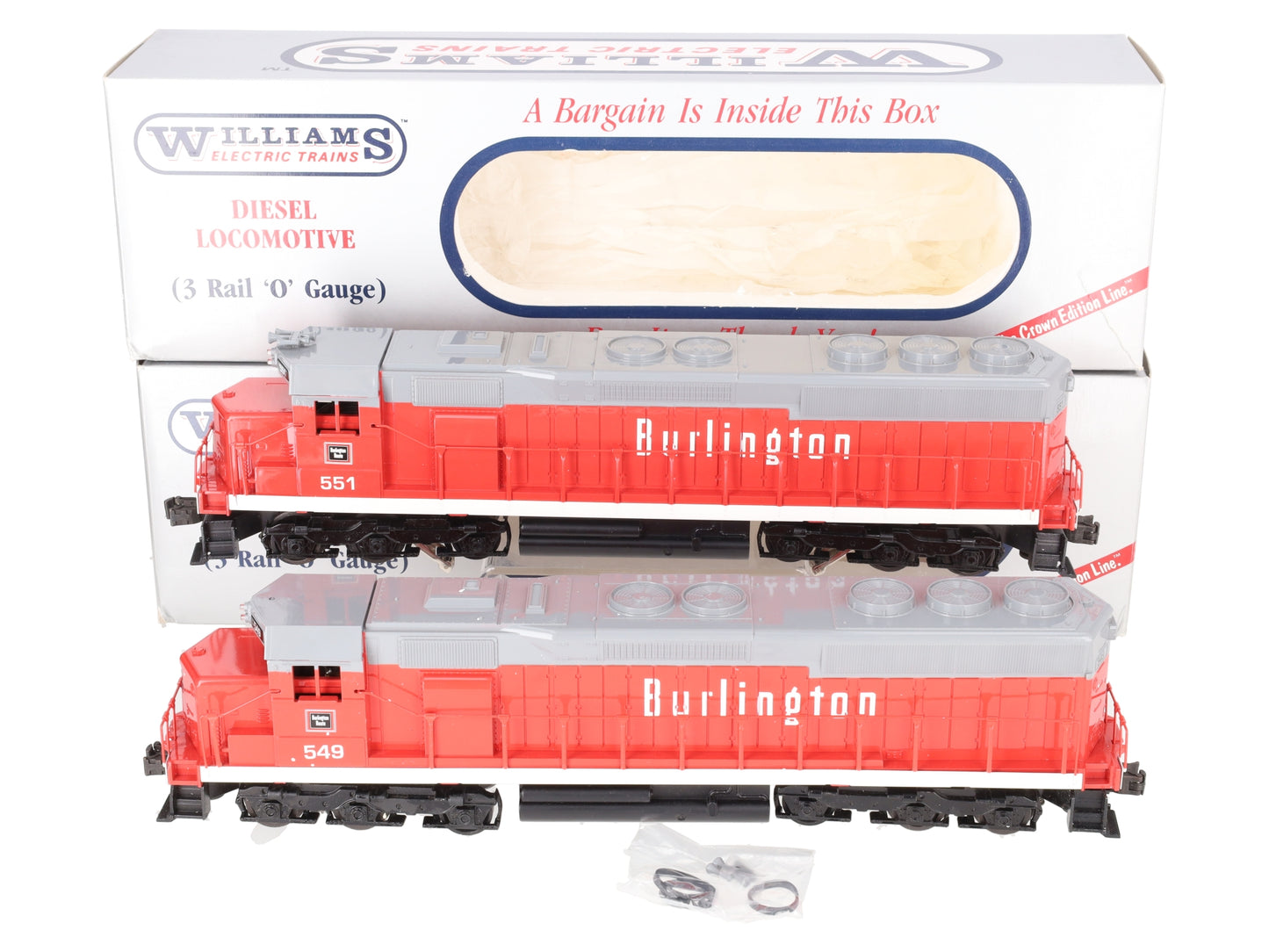 Williams SD205S Burlington SD-45 Diesel AA w/Horn VG/Box