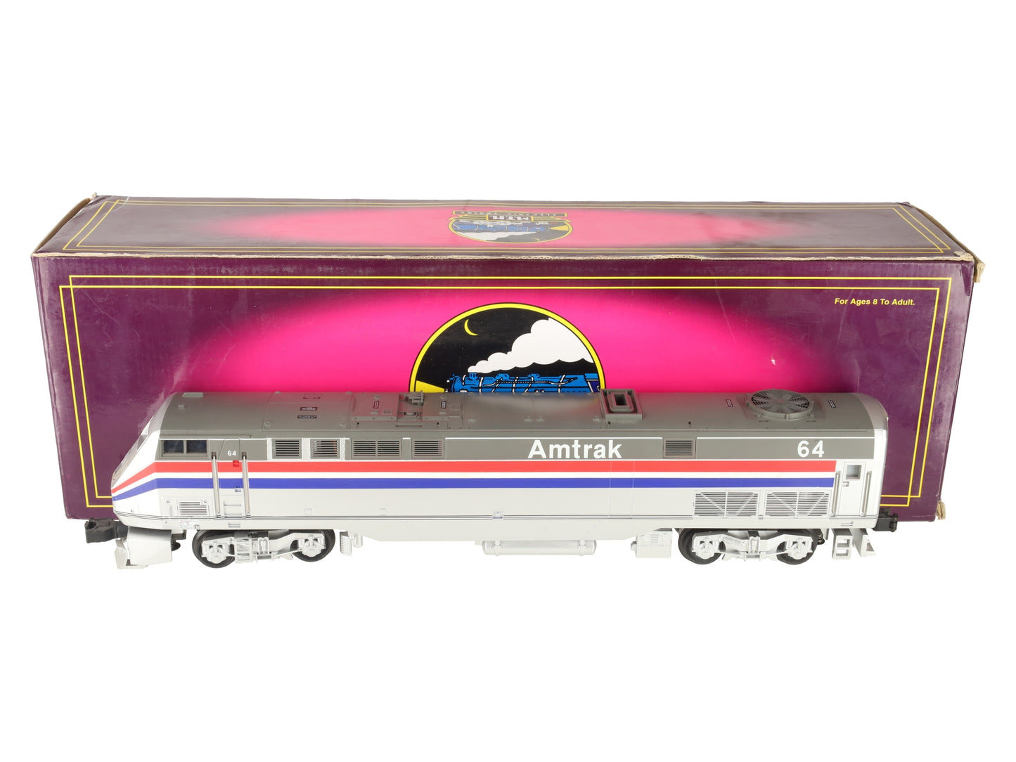 MTH 20-2189-1 Amtrak Genesis P42 Diesel Engine #64 w/PS1 EX/Box