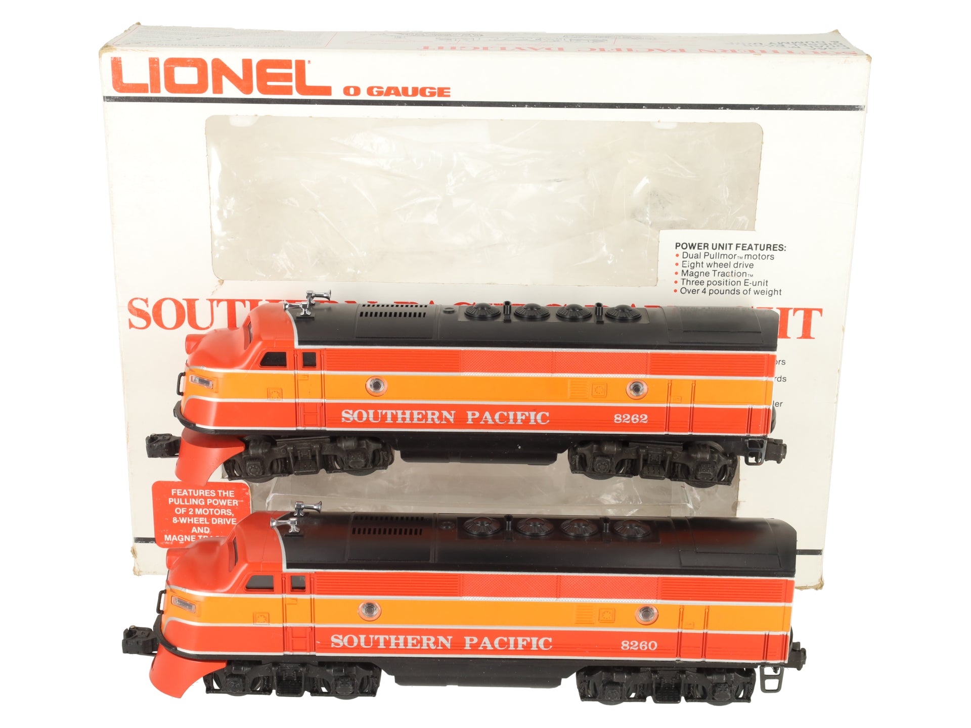 Lionel 6-8260 O Gauge Southern Pacific F3 AA Diesel Locomotive Set #8260/8262 LN/Box