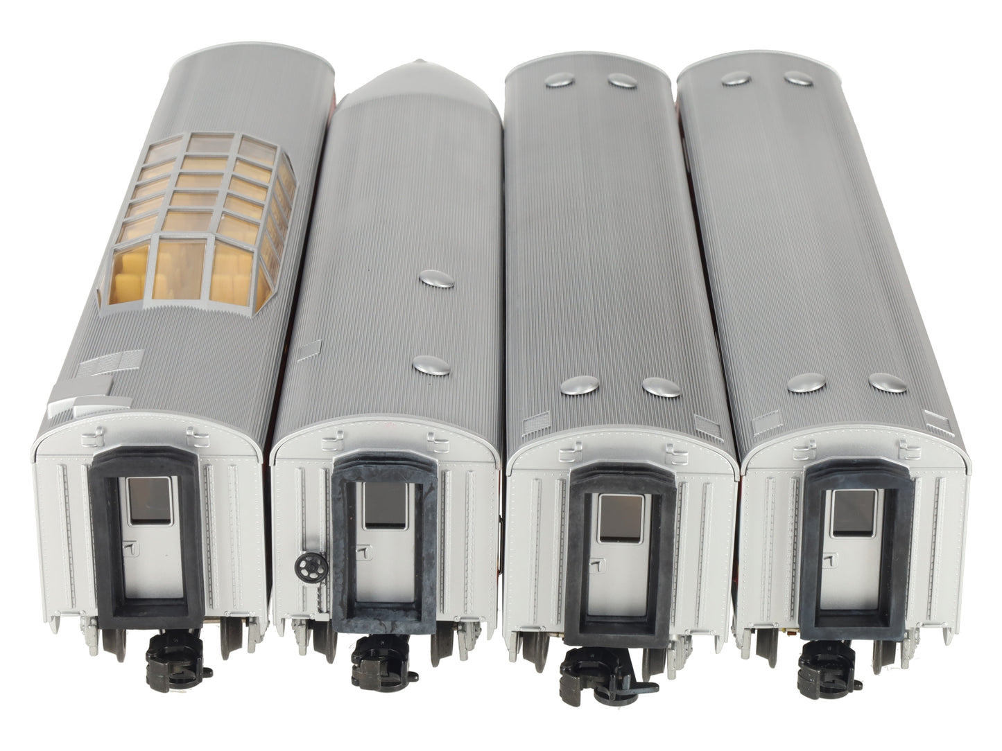 MTH 30-6103 O Santa Fe RailKing O-27 Streamlined Passenger Car Set (Set of 4) LN/Box