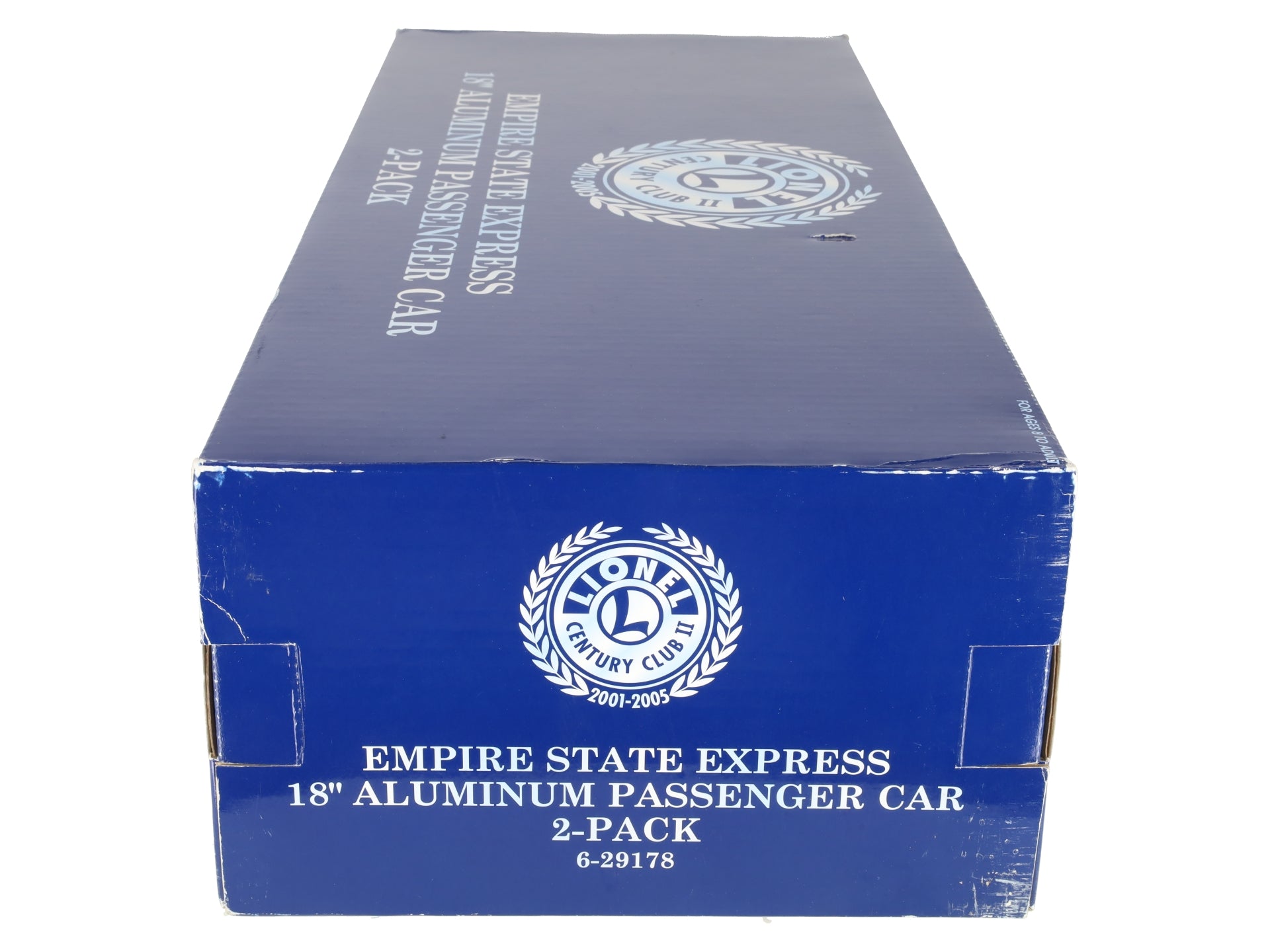 Lionel 6-29178 O Gauge Century Club II Empire State Passenger Set EX/Box