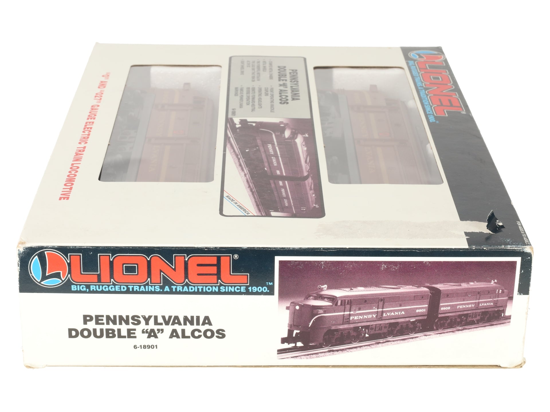 Lionel 6-18901 O Gauge Pennsylvania AA Alco Diesel Locomotive Set #8901/8902 VG/Box