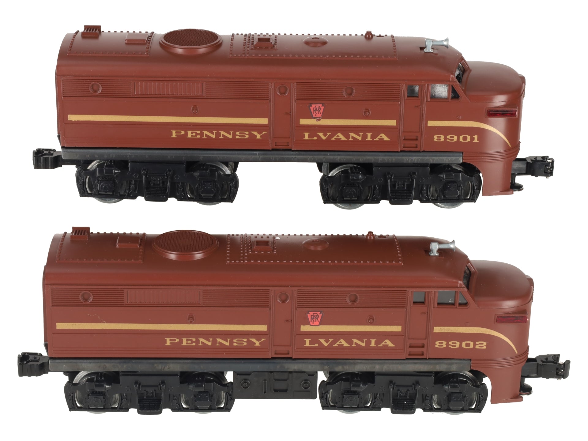 Lionel 6-18901 O Gauge Pennsylvania AA Alco Diesel Locomotive Set #8901/8902 VG/Box