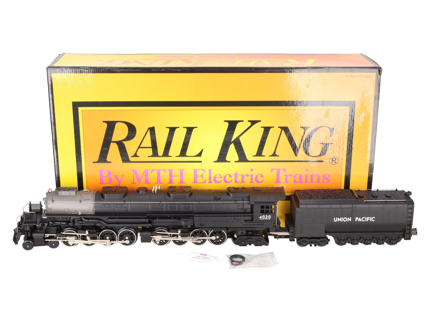 MTH 30-1129-1 O Gauge UP 4-8-8-4 Big Boy Steam Loco & Tender w/PS1 #4020 EX/Box