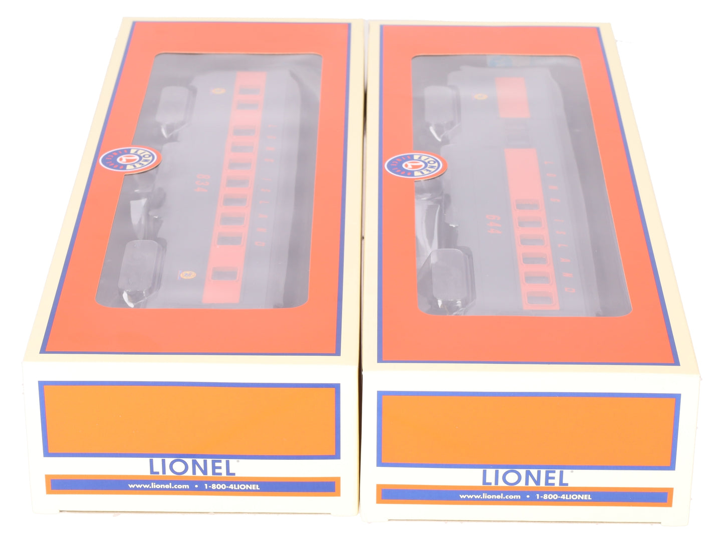 Lionel 6-35259 O Gauge Long Island Streamlined Passenger Cars 2-Pack LN/Box